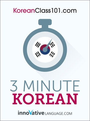 cover image of 3-Minute Korean